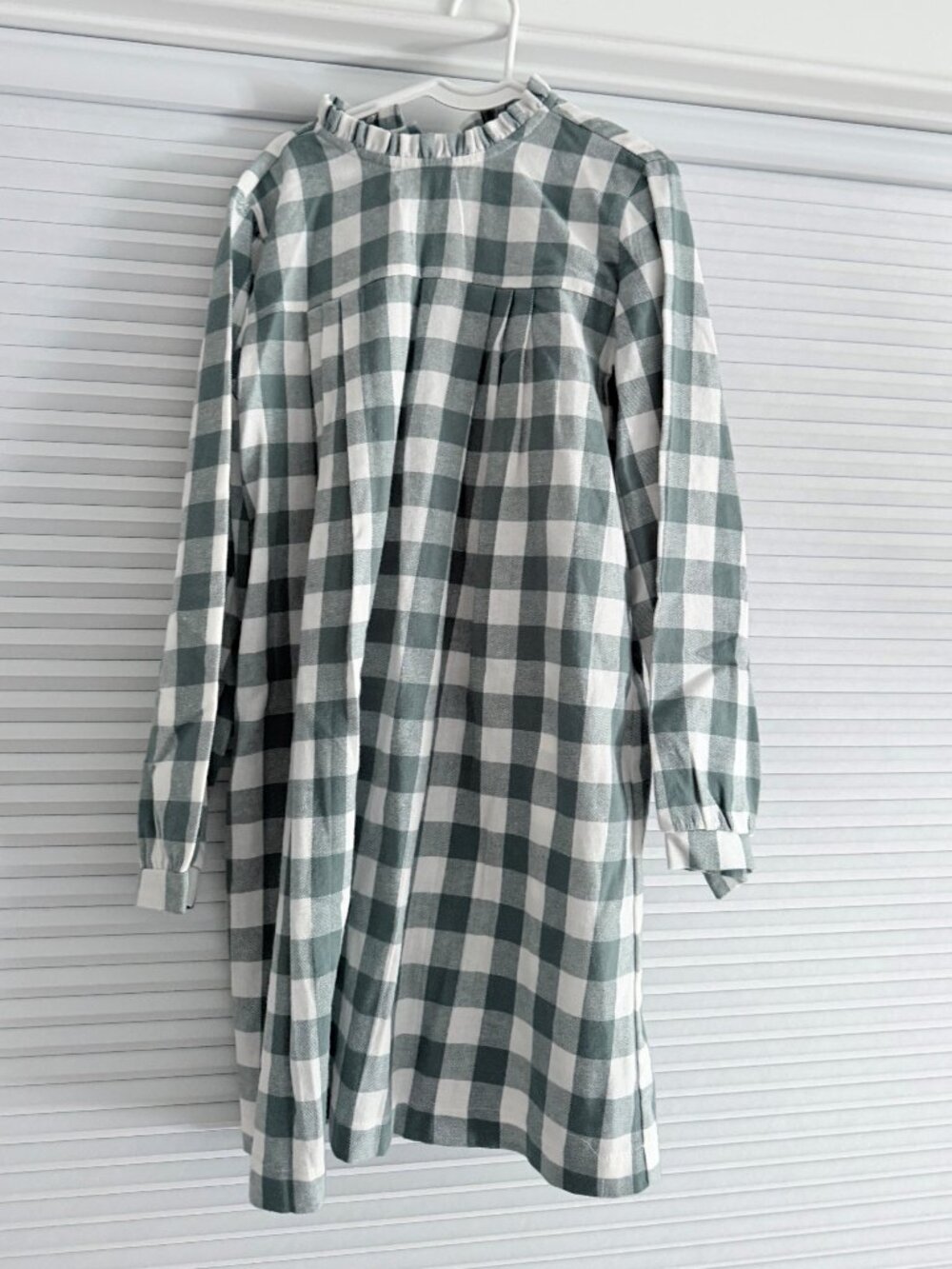 Bella Bliss Shelby Dress in Pincio Check (Green & White) - Size 10 (NWOT)